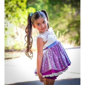 Sz 8 Forever Remi Jewel Doll tunic and shorts set NWT